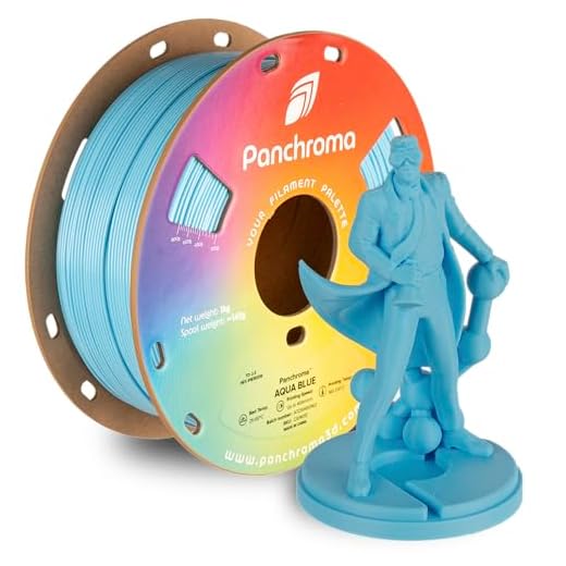 Polymaker Panchroma CoPE 3D Printer Filament, Aqua Blue 3D Printing Filament 1.75mm 1kg, Prints Better Than PLA, Enables High Speed Printing, Compatible with Most 3D Printer, Aqua Blue