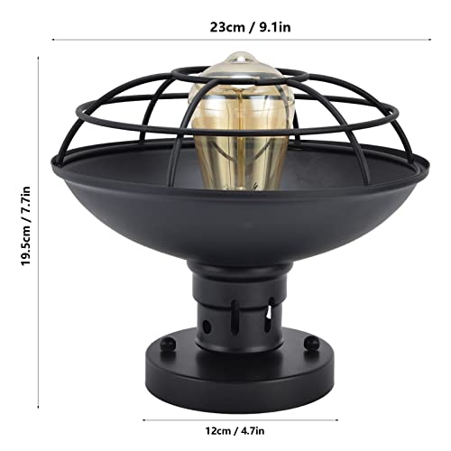 IJzeren plafondlamp, slijtvaste fijne afwerking Internationale universele lamphouder Duurzame retro industriële lampen… - Afbeelding 7