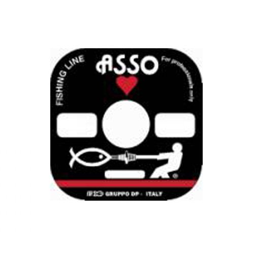 Filo dp asso cuori mt50 d0,17 fluorocarbon gruppo