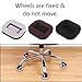 BE-TOOL Floor and Furniture Protective Pad, Furniture Stoppers to Prevent Sliding, Slipping Protective Feet with Rectangular Grooves for Workbenches, Tables, Cabinets,Sofas(Dark Brown)