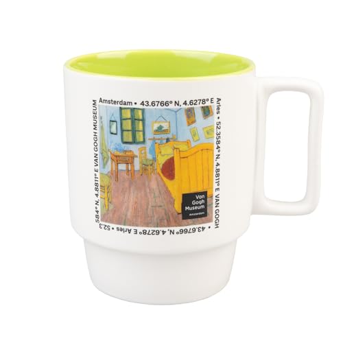 Grupo Erik Taza Van Gogh - Tazas de café 350 ml: Tazas desayuno originales para regalar : Regalo Cumpleaños Mujer Amantes del Arte | Cerámica