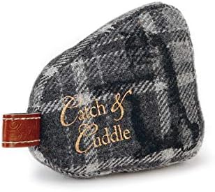 Designed by Lotte Textile Cat Toy Catch 'n' Cuddle, Grey, 8cm