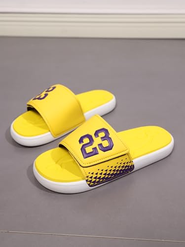 Image of DREAM LAKE Men's Sport Slide Sandals, Flexible Midsole, Casual Beach Slides