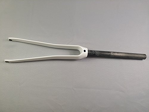 Strength 700C Forks Road Bicycle White Gloss Carbon Fibre Fixed Gear Bike Carbon Fork #TOP1