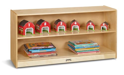 Jonti-Craft 0798JC Toddler Adjustable Mobile Straight-Shelf