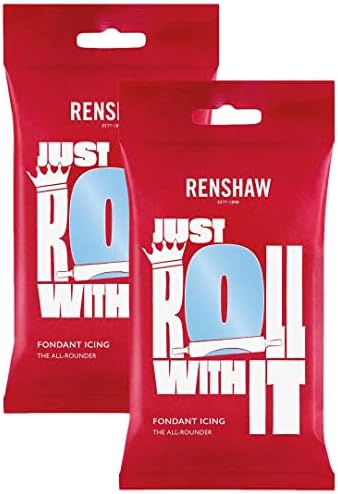 Renshaw Baby Pink Ready to Roll Icing 500g (Multipack 2X 250g)