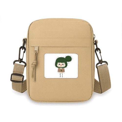 Sac à bandoulière pour téléphone portable Cactus Green protège des chutes