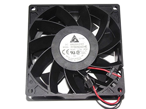 delta 92mm fan - Generic 92mm FFB0924EHE -6P04 24V 0.75A 2Wire Delta Inverter Fan