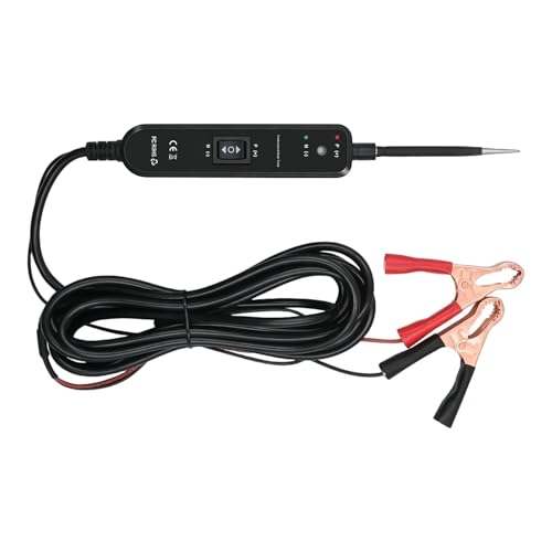 Probador de voltaje para automóviles ideal para revisar fusibles y luces antes de viajar