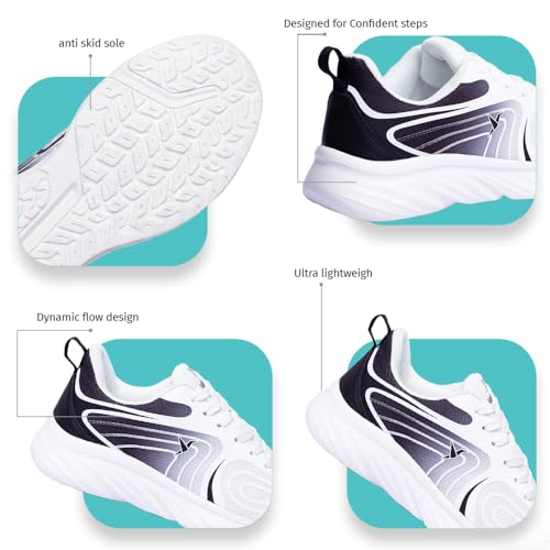 Image of YOHO RushHour Dynamiq Sports Shoes for Men |Cushioned Insole, Stylish, Casual & Sneakers for Gents | Lightweight, Anti-Skid Shoe for Gym, Walking, Running & Everyday Use-1835