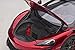 Auto Art Models McLaren 600LT Vermillion Red and Carbon 1/18 Model Car by Autoart 76085