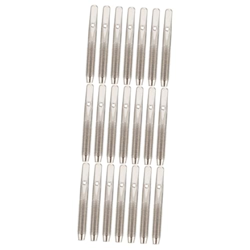ULDIGI 3sets Guzheng Dulcimer Tuning Pins Harp Pin Kit Lyre Metal Musical Instrument 5mm Thread 4mm Adjusting Diameter 7pcs*3