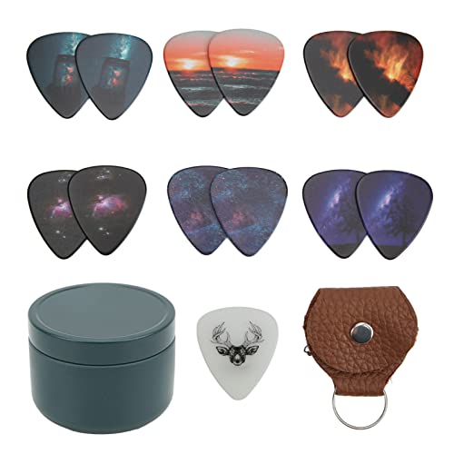 Ensemble de médiators de guitare, médiators de guitare en celluloïd modèle unique Excellent cadeau 13 pièces calibre… - Les Beatles, Paul McCartney, John Lennon, RIngo Starr, George Harrison Ensemble de médiators de guitare, médiators de guitare en celluloïd modèle unique Excellent cadeau 13 pièces calibre… – Image 7