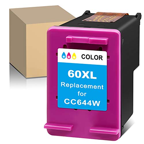 ATOPolyjet Remanufactured Ink Cartridge Replacement for HP 60 60XL (1 Tri-Color) Used for HP Photosmart C4700 C4780 C4795 C4680 C4600 D110a Deskjet F4235 F4480 F4580 D2680 F2430 F4400 Printer