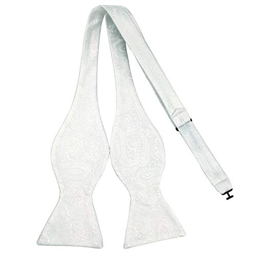 S&W SHLAX&WING Conjunto de gravata borboleta da moda com bolso quadrado para homem seda 08