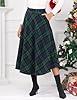 Plaid Skirts for Women Plus Size Skirt Fall Winter... #2