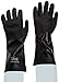 SHOWA 7714R-10 Sanitized PVC Coated Gauntlet Glove, Rough Grip, Cotton Jersey Liner, Chemical Resistant, 14