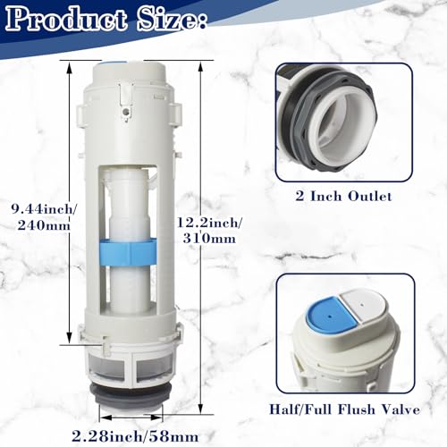 La Mejor Lista de Inodoros de dos piezas los más solicitados. 29 Imagen adicional