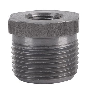Billco 3/4 in. MPT 1/4 in. Dia. x 0.96 in. L MPT Black Steel Hex Bushing
