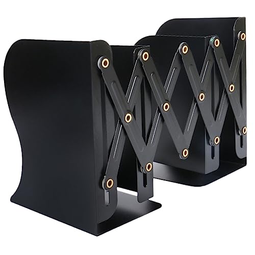 Serre-livres multi-usage extensible plastique métal accessoire bibliothèque