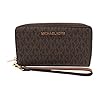 Michael-Kors-Womens-Jet-Set-Travel-Multifunction-Phone-Case Michael Kors Women's Jet Set Travel Multifunction Phone Case Brown