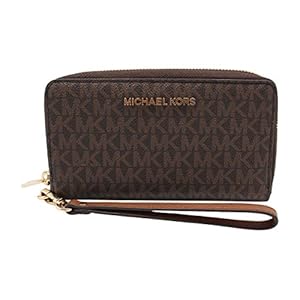 Michael-Kors-Womens-Jet-Set-Travel-Multifunction-Phone-Case Michael Kors Women's Jet Set Travel Multifunction Phone Case Brown