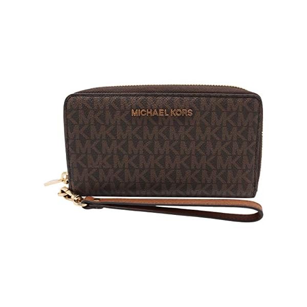 Michael-Kors-Womens-Jet-Set-Travel-Multifunction-Phone-Case Michael Kors Women's Jet Set Travel Multifunction Phone Case Brown