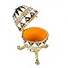 QIFU Hand Painted Enameled Small Easter Egg Style Trinket Box Hinged Unique Gift for Family(QF3274)