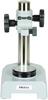 Mitutoyo 7002-10 Dial Gage Stand, 3/8"/8 mm Dia Stem Hole, with Flat Anvil