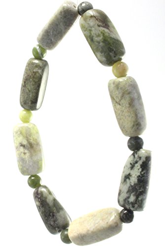 Connemara Marble Beads Message Bracelet Green Stone Beads Gift Birthday Present2
