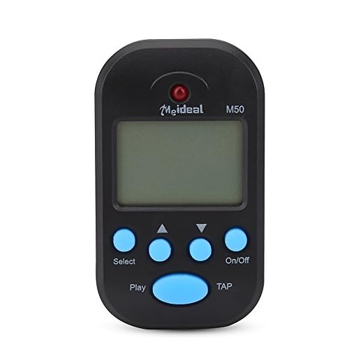 Mini Metronomo M50 Metronomo LCD Digitale Portatile per Pianoforte Violino Chitarra Tamburo