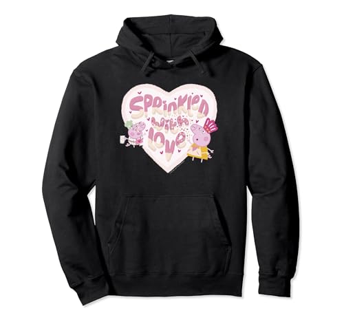 Sweat Peppa Pig pour enfant rose en coton George et biscuits