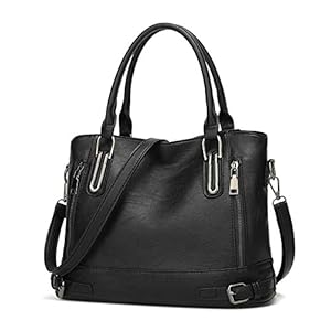 VINBAGGE Ladies Leather Handbag Designer Top-Handle Bag Vintage Tote Crossbody Shoulder Bag Fashion Clutch for Women