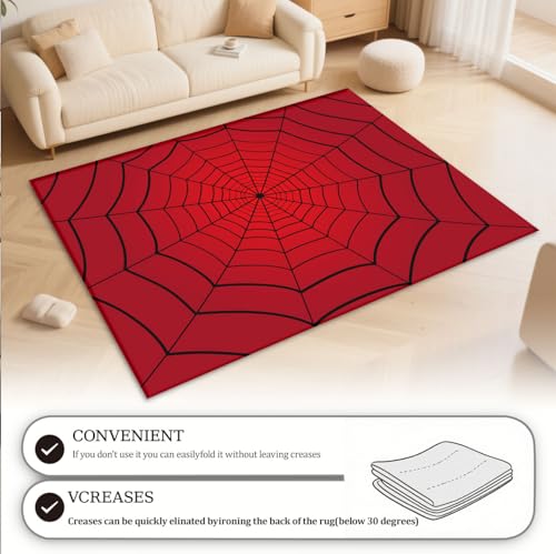 Tapete Negro de Tela de Araña 90x120 cm miniatura 4