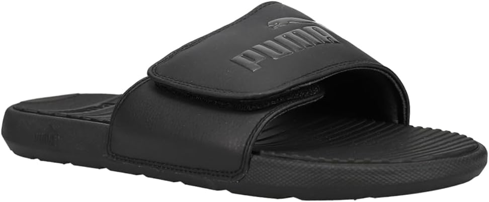 PUMA Men's Cool Cat Hook & Loop Slide Sandal, Black, 9 M US - Image 2