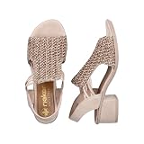 Rieker Women's 64962 Sandals, beige, 9 UK - 11