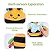 hahaland Baby Toy for 6 + 12 18 Months – Crawling Musical Dancing Bouncing Learning Bee Plush, Interactive Tummy Time Toy for 1 2 3 Year Old Boys Girls