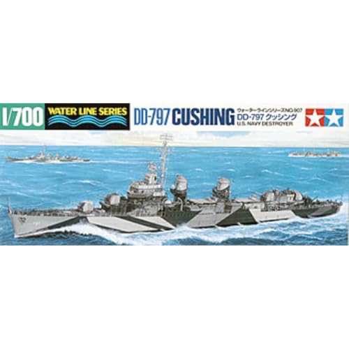 USS Cushing DD-797 Destroyer 1-700 Tamiya