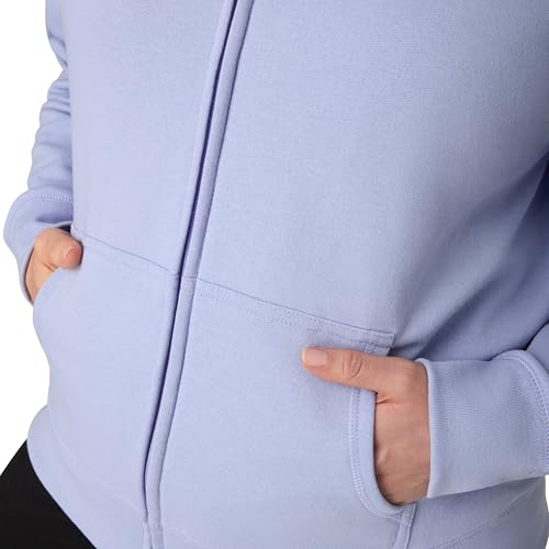Hanes Women's Hoodie, EcoSmart Fleece Full-Zip Hoodie, Zip-Up Hooded Sweatshirt for Women