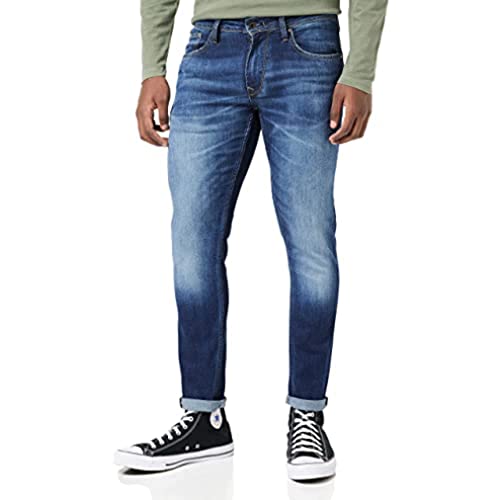 Pepe Jeans Finsbury, Vaqueros para Hombre, Azul (Denim-DN8), 34W / 34L