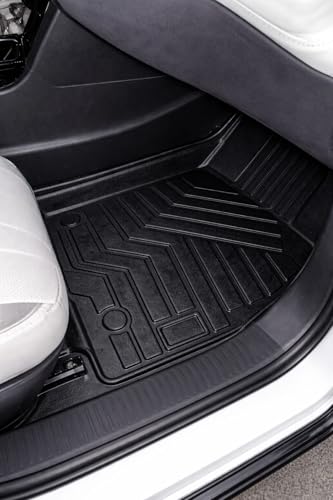 Image of 3D TPE & TPV Life Long Special Customised for Maruti Suzuki Grand Vitara Car Floor Mat | Water Proof |Anti Slip | All Weather Mat | Customised Fit for Specific Model - Black