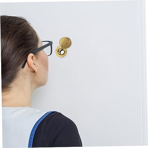 Mirilla para puerta de entrada con visor de alta definición y cubierta de privacidad para mayor seguridad en apartamentos y hoteles, compatible con puertas gruesas, acabado duradero miniatura 7