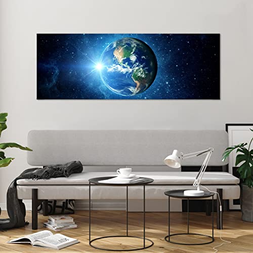 Quadro su Vetro Terra Universo Stelle galassia