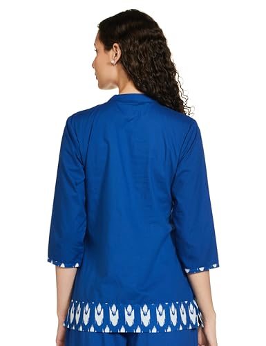 Image of Amazon Brand - Myx Women Cotton Regular Fit Casual Kurti (Available in Plus Sizes)