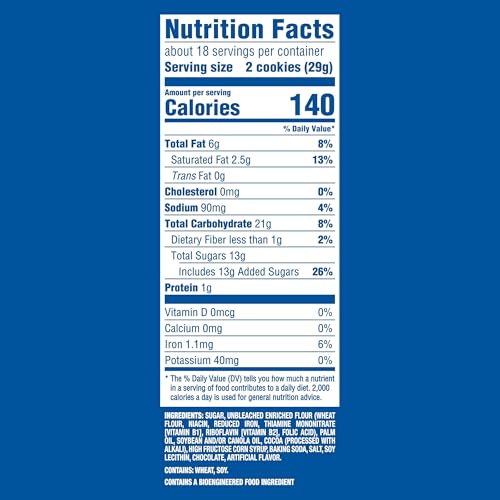 Image of OREO Chocolate Creme Chocolate Sandwich Cookies, Family Size, 18.71 oz (Pack of 2)