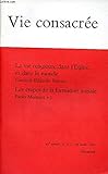  VIE CONSACREE N°2- 15 MARS 82 : La vie religieuse dans l\'Eglise et dans le monde, par Cardinal Eduardo Pironio / Les étapes de la formation initiale, par Paolo Molinari, s.j.