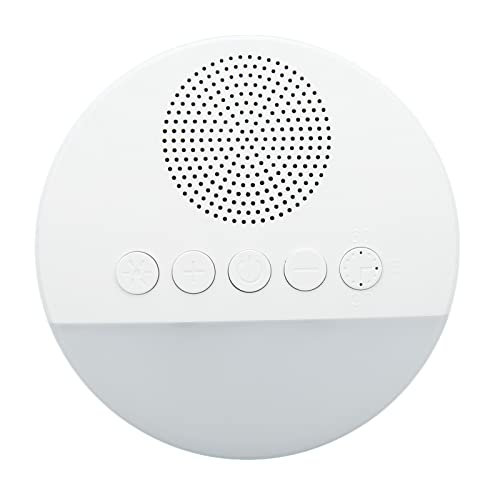 Máquina de Sonido de Ruido Blanco, Máquina de Ruido Blanco Portátil para Promover el Sueño, Calmar el Estado de ánimo, Recargable por USB para Uso en Viajes