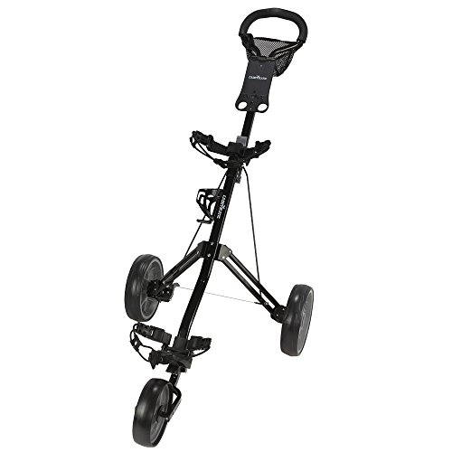 Caddymatic Golf Pro Lite 3 Wheel Golf Cart Black/Gray #TOP2