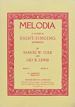 Paperback Melodia: A Course in Sight-singing Solfeggio, Books 1 and 2 Book