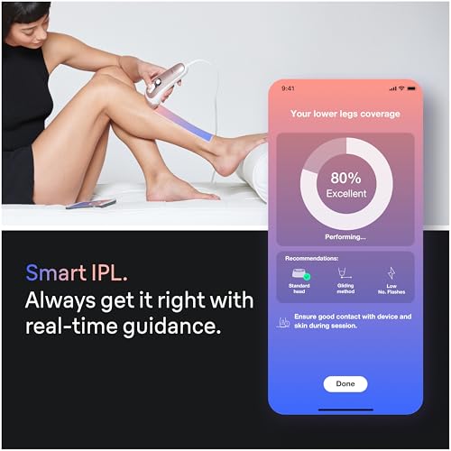 Braun Smart IPL Skin I Expert, at Home Hair Removal, Alternative for Laser Hair Removal, Smart IPL with Exclusive Free App, Venus Razor, 3 Smart Heads, 2 Years of Smooth Skin, Gift for Women, PL7253